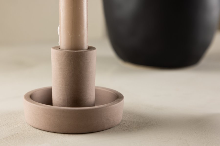 VENTURE DESIGN Ceco lysestake, rund - brun Color Clay (B11xH6)