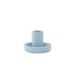 VENTURE DESIGN Ceco Kerzenst&auml;nder, rund - hellblau Farbe Clay (B11xH6)