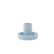VENTURE DESIGN Ceco Kerzenst&auml;nder, rund - hellblau Farbe Clay (B11xH6)