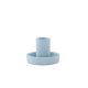 VENTURE DESIGN Ceco Kerzenst&auml;nder, rund - hellblau Farbe Clay (B11xH6)