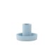 VENTURE DESIGN Ceco Kerzenst&auml;nder, rund - hellblau Farbe Clay (B11xH6)