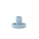 VENTURE DESIGN Ceco Kerzenst&auml;nder, rund - hellblau Farbe Clay (B11xH6)
