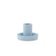 VENTURE DESIGN Ceco Kerzenst&auml;nder, rund - hellblau Farbe Clay (B11xH6)