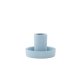VENTURE DESIGN Ceco Kerzenst&auml;nder, rund - hellblau Farbe Clay (B11xH6)