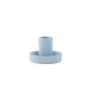 VENTURE DESIGN Ceco Kerzenst&auml;nder, rund - hellblau Farbe Clay (B11xH6)