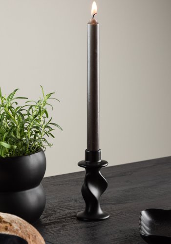 VENTURE DESIGN Glory lysestake - matt sort steinty (D6xH12)