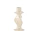 VENTURE DESIGN Glory Kerzenständer – beige/gepunktetes Steingut (D6xH12)