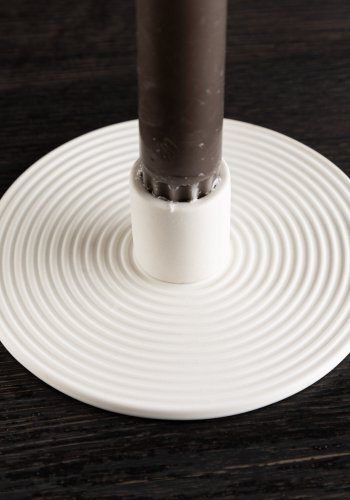 VENTURE DESIGN Dian Kerzenständer - weißer Ton (12xH4)