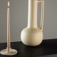 VENTURE DESIGN Dian Kerzenständer, rund - beige Farbe Clay (B12xH4)