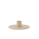 VENTURE DESIGN Dian Kerzenständer, rund - beige Farbe Clay (B12xH4)