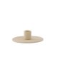 VENTURE DESIGN Dian Kerzenständer, rund - beige Farbe Clay (B12xH4)