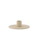 VENTURE DESIGN Dian Kerzenständer, rund - beige Farbe Clay (B12xH4)