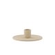 VENTURE DESIGN Dian Kerzenständer, rund - beige Farbe Clay (B12xH4)