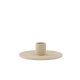 VENTURE DESIGN Dian Kerzenständer, rund - beige Farbe Clay (B12xH4)