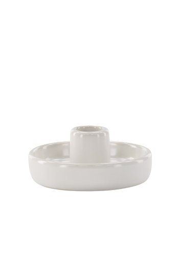 VENTURE DESIGN Otis lysestake, rund - hvitt steinty (11xH5)