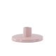 VENTURE DESIGN Bette Kerzenständer, rund – rosa Steingut (B12xH5)