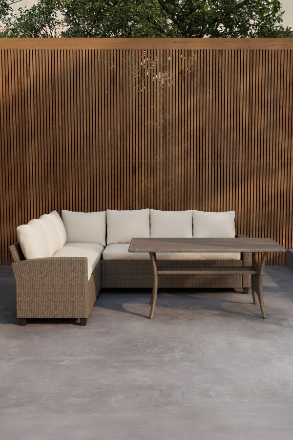 VENTURE HOME Brentwood H&ouml;rnsoffa - Beige / Beige