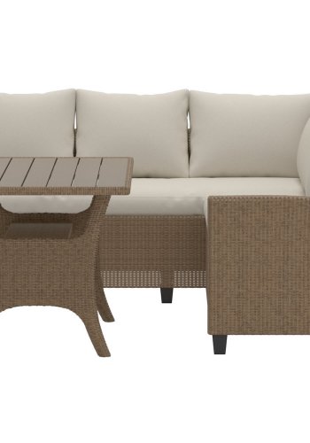 VENTURE HOME Brentwood H&ouml;rnsoffa - Beige / Beige