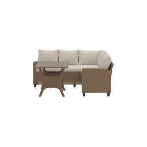 VENTURE HOME Brentwood H&ouml;rnsoffa - Beige / Beige