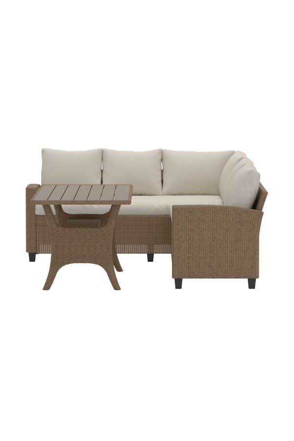 VENTURE HOME Brentwood H&ouml;rnsoffa - Beige / Beige
