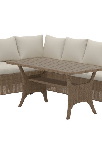 VENTURE HOME Brentwood H&ouml;rnsoffa - Beige / Beige