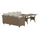 VENTURE HOME Brentwood H&ouml;rnsoffa - Beige / Beige