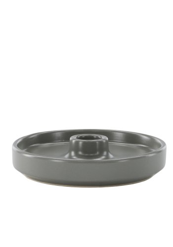 VENTURE DESIGN Bette lysestake, rund - grtt steinty (B13xH4)