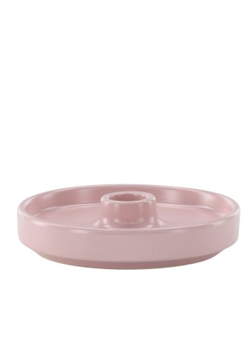 VENTURE DESIGN Bette lysestake, rund - rosa steinty (B13xH4)