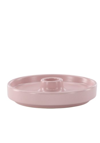 VENTURE DESIGN Bette lysestake, rund - rosa steinty (B13xH4)