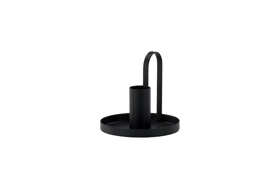 VENTURE DESIGN Crai lysestake - matt sort jern (D2xH9xB10)