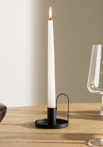 VENTURE DESIGN Crai lysestake - matt sort jern (D2xH9xB10)