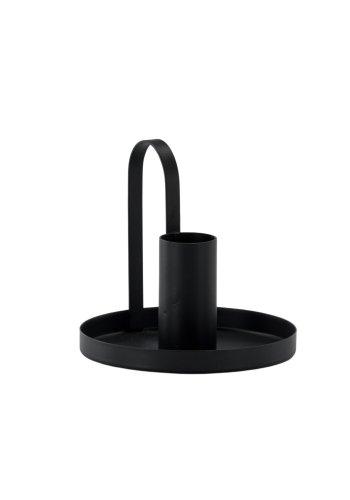 VENTURE DESIGN Crai lysestake - matt sort jern (D2xH9xB10)