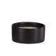 VENTURE DESIGN Douglas Duftkerze, rund – 25 % Sojawachs, 25 % Paraffin, schwarze Keramik (D13 x H6)