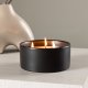 VENTURE DESIGN Douglas Duftkerze, rund – 25 % Sojawachs, 25 % Paraffin, schwarze Keramik (D13 x H6)