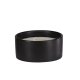 VENTURE DESIGN Douglas Duftkerze, rund – 25 % Sojawachs, 25 % Paraffin, schwarze Keramik (D13 x H6)