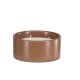 VENTURE DESIGN Douglas Duftkerze, rund – 25 % Sojawachs, 25 % Paraffin, braune Keramik (D13 x H6)