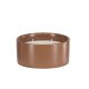 VENTURE DESIGN Douglas Duftkerze, rund – 25 % Sojawachs, 25 % Paraffin, braune Keramik (D13 x H6)