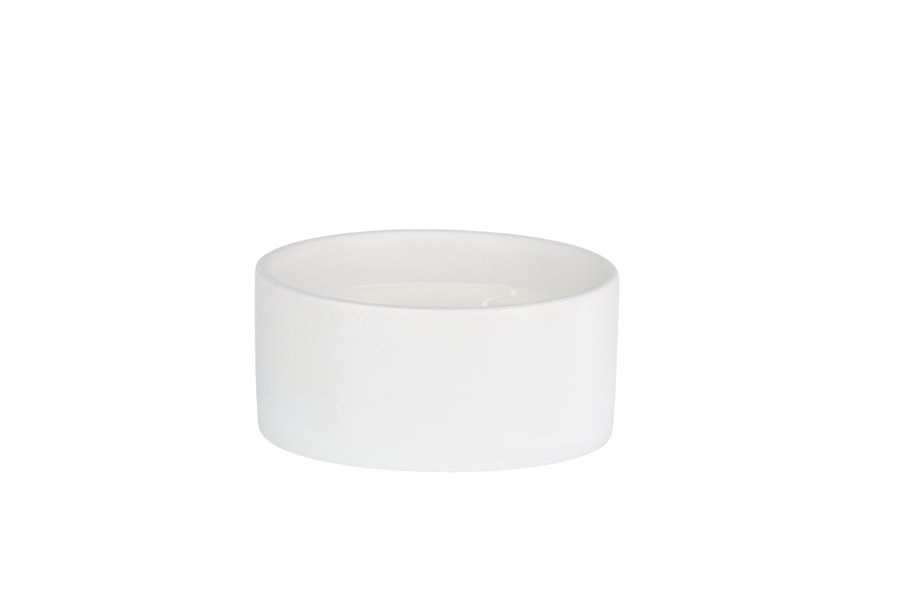 VENTURE DESIGN Douglas Duftkerze, rund – 25 % Sojawachs, 25 % Paraffin, cremefarbene Keramik (D13 x H6)