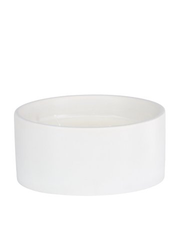 VENTURE DESIGN Douglas Duftkerze, rund – 25 % Sojawachs, 25 % Paraffin, cremefarbene Keramik (D13 x H6)