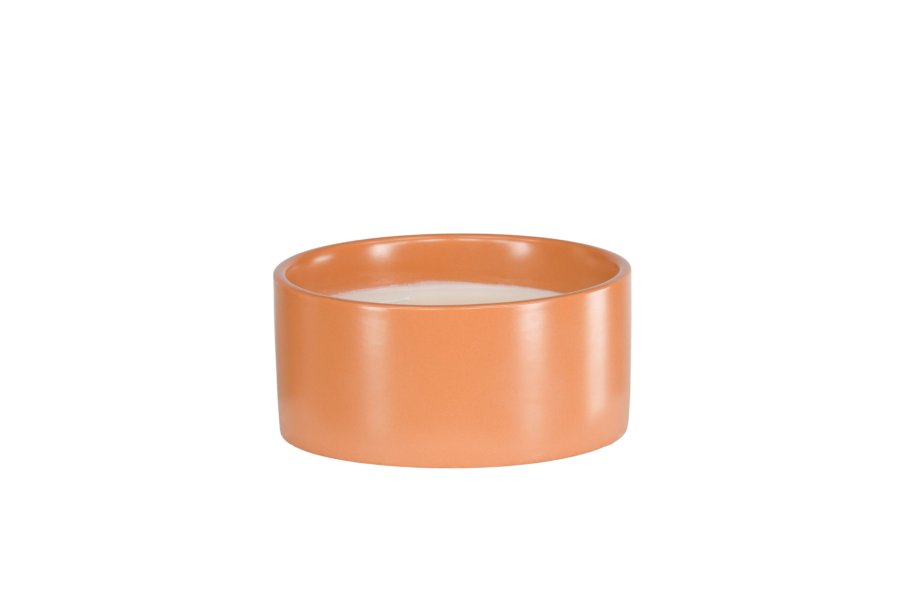 VENTURE DESIGN Douglas Duftkerze, rund – 25 % Sojawachs, 25 % Paraffin, geröstete Keramik (D13 x H6)