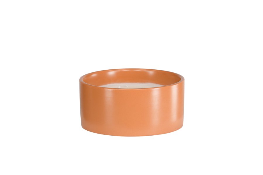 VENTURE DESIGN Douglas Duftkerze, rund – 25 % Sojawachs, 25 % Paraffin, geröstete Keramik (D13 x H6)