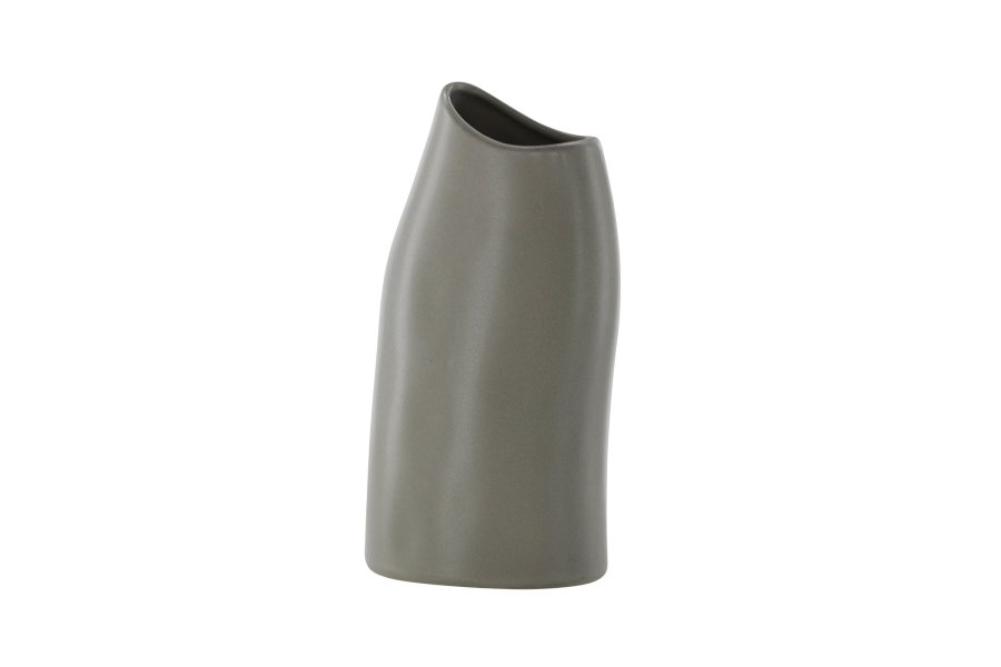 VENTURE DESIGN Ernst vase - mrkegr stentj (12x9x23H)