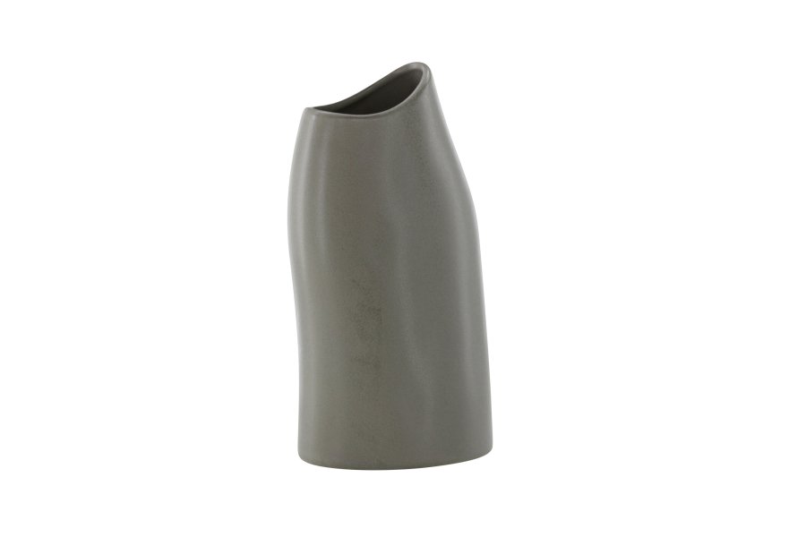 VENTURE DESIGN Ernst vase - mrkegr stentj (12x9x23H)
