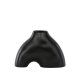 VENTURE DESIGN Kento vase - svart steinty (21x8x15H)