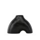VENTURE DESIGN Kento vase - svart steinty (21x8x15H)