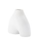 VENTURE DESIGN Kento vase - hvitt steinty (21x8x15H)