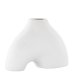 VENTURE DESIGN Kento vase - hvitt steinty (21x8x15H)