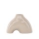 VENTURE DESIGN Kento vase - beige steinty (21x8x15H)