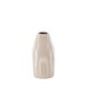 VENTURE DESIGN Kento vase - beige steinty (21x8x15H)