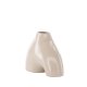 VENTURE DESIGN Kento vase - beige steinty (21x8x15H)